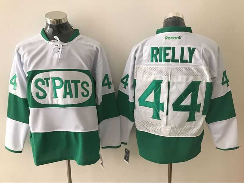 Toronto Maple Leafs #44 Morgan Rielly White St. Patrick's Day Reebok Stitched Jersey,We sell and wholesale Toronto Maple Leafs #44 Morgan Rielly White St. Patrick's Day Reebok Stitched Jersey on line form chian!